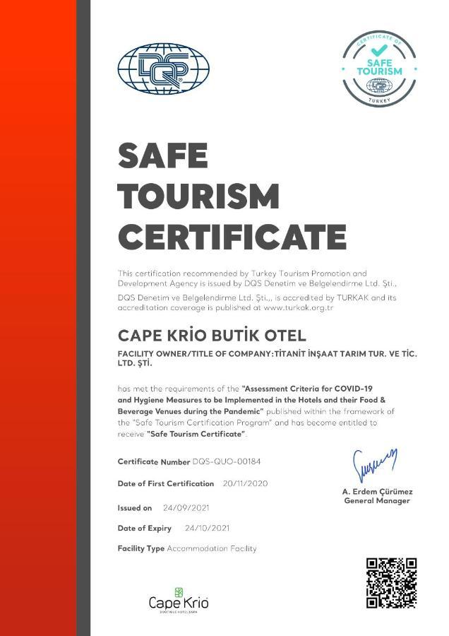 Cape Krio Boutique Hotel & Spa - Over 9 Years Old Adult Only Datca Bagian luar foto